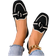 Shein New Fashion Women Flat Loafers Breathable Fabric SlipOn Shoes For Women Square Toe Flat Shoes All Season