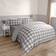 OHS Gingham Reversible Duvet Cover Grey (230x220cm)