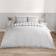 OHS Gingham Reversible Duvet Cover Grey (230x220cm)