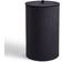 Dunelm Modern Luxe Ribbed Velvet Laundry Basket Black