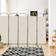 Casart 6-Delt Sammenleggbar Personvernskjerm Romdeler Stoffskillevegg 331 x 51 x 188 cm Beige Romavdeler 331x188cm 6st
