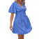 Shein Kleid Mit Floralen Blumendruck Und Glockenärmeln Für Übergrößen