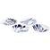 Royal Doulton Pacific 24cm 9.4in 2025 Mixed Patterns Blue Set of 4 Plate Sets