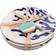 Royal Doulton Pacific 24cm 9.4in 2025 Mixed Patterns Blue Set of 4 Plate Sets