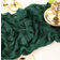 Shein Cheese Cloth Tablecloth 1pc Tablecloth Green (180x90cm)