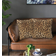 Tebjh Leopard Pillow 18 x 18 in Couch Pillow Case Sets of 2 Cushion Cover Black, Yellow (45.7x45.7cm)