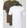 BOSS 3-Pack Crew Neck T-Shirt - White/Green/Grey