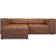 Ebuy24 Heaven Med Schäslong Höger Eller Vänster Cognacfärgad Läder Soffa 3-sits