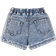 Shein Little Girls' Casual And Cute Star Print Loose Fit Comfortable Denim Shorts