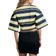 Shein Striped Oversized Drop Shoulder T-Shirt