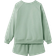 Shein Big Girls' Sporty And Casual Knit Sweatshirt With Shorts Two-Piece Set