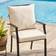 Better Homes & Gardens Premium Beige Outdoor Chair 20 x 20 2 Piece Cushion Chair Cushions Beige (50.8x50.8cm)