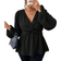 Shein A-Linien Langarm Shirt - Grün