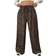 Shein Plus Size Loose Straight Leg Pants - Leopard Print