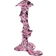 Polspotten Drip Lysestage L Pink Fyrfadsstage 25cm