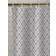 Catherine Lansfield Aztec Diamond Shower Curtain Silver
