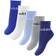 adidas Ankelstrumpor Barn 5-pack - Dark Blue/Team Royal Blue/Glow Blue