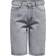 Only Onlsonny HW Wide DNM Shorts - Light Grey Denim