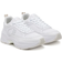Tommy Hilfiger Leather Mixed Texture Chunky Trainers - White