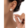 Shein 2pcs Flower Stud Earrings