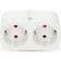 Nedis SmartLife Smart Plug Duo 3680W
