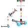 Kidiz KIDIZ Roller Kinder Scooter X-Pro2 Dreiradscooter mit PU LED Leuchtenden Räder Kinderroller faltbar Tret-Roller höhenverstellbarer Cityroller Kinderscooter für Jungen Mädchen 3-12 Jahre