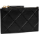 Tory Burch Nappa Leather Zip Card Case - Black
