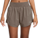 Nike Women's One Dri-FIT High-Waisted 3" 2-in-1 Shorts - Brown