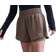 Nike Women's One Dri-FIT High-Waisted 3" 2-in-1 Shorts - Brown