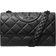 Tory Burch Fleming Polished-Grain Convertible Shoulder Bag - Black