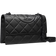 Tory Burch Fleming Polished-Grain Convertible Shoulder Bag - Black