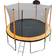 Skybound 12ft Trampoline with Enclosure Net, Outdoor Trampoline for Kids and Adults Orange 12ft