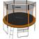 Skybound 12ft Trampoline with Enclosure Net, Outdoor Trampoline for Kids and Adults Orange 12ft