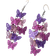Shein pcspair New Fashion Colorful Hollow Multilevel Butterfly Chandelier Earrings for Women Daily Decoration