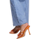 Simmi London Manaia 3D Floral High Heeled Sandals - Orange