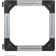 Wagner Transport aid, steel, max. load 220 kg, pack of 2, adjustable length, 470 650 mm