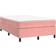 vidaXL Boxspringbett mit Matratze 120x190 cm Rosa Boxspringbett