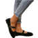 Shein Cross-Border Export Plus Size Suede Square Toe Flats - Beige/Purple/Red