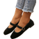 Shein Cross-Border Export Plus Size Suede Square Toe Flats - Beige/Purple/Red