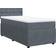 vidaXL mit Matratze Dunkelgrau 80x200 cm Boxspringbett 80x200cm