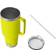 Yeti Rambler with Straw Lid 42 oz Firefly Yellow Travel Mug 42fl oz