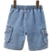 Shein Toddler Boys Flap Pocket Side Denim Shorts