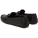 Coach Sculpted C Leather Driver Loafer Flats - Black