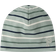 Polarn O. Pyret Striped Kids Beanie Hat - Green
