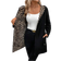 Shein Leoparden Umkehrjacke Mit Kapuze - Herbst