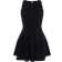 PrettyLittleThing Stretch Woven Racer Pleated Shift Dress - Black