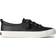 Sperry Women's Crest Vibe Leather Sneakers Black Black