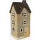 Det Gamle Apotek Hus til Fyrfadslys i Beige 17x8x7cm Fyrfadsstage 17cm