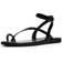 Bershka Platta Sandaler Med Remmar - Svart