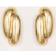 PrettyLittleThing Gold Chunky Abstract Twist Statement Earrings - Yellow
